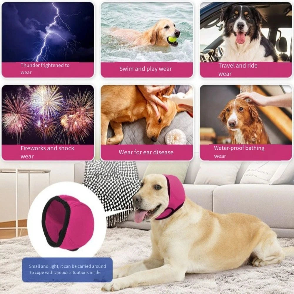 Cache-Oreilles Anti-Bruit Apaisant pour Chien