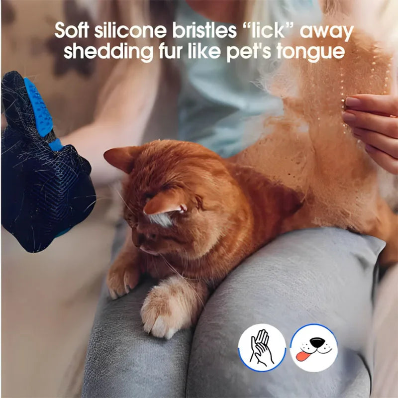 Gant de Toilettage Caresse Anti-Poils