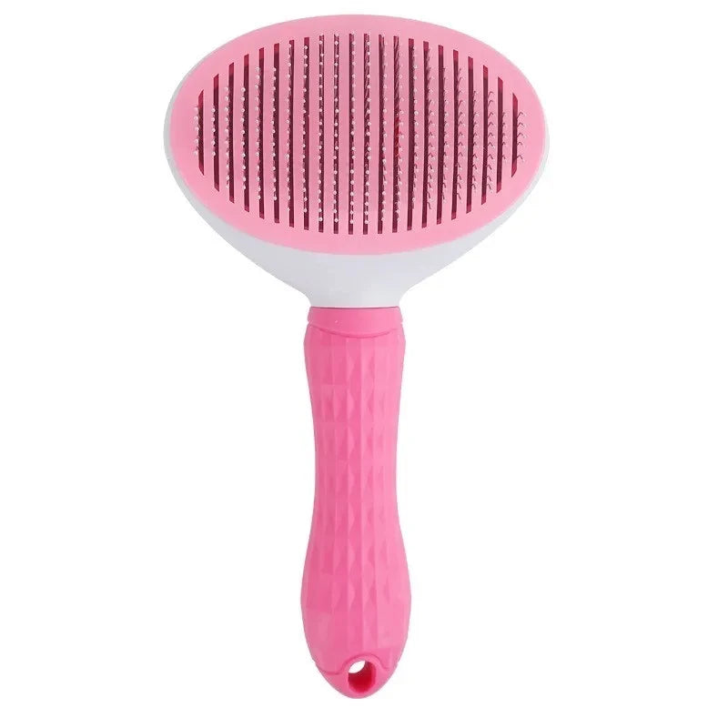 Brosse Auto-Nettoyante Anti-Poils 2-en-1