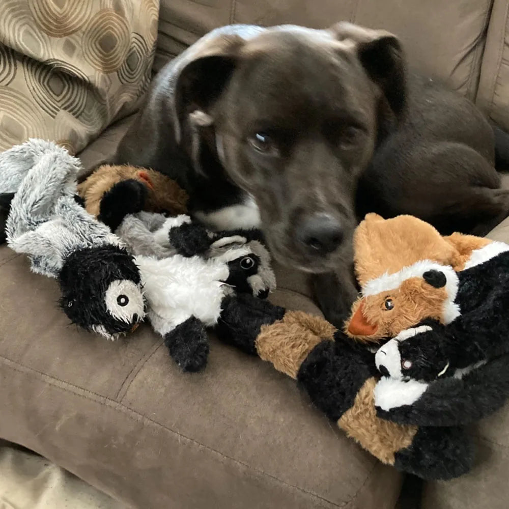 Peluche Sans Bourre Anti-Dégâts — Animaux Rigolos