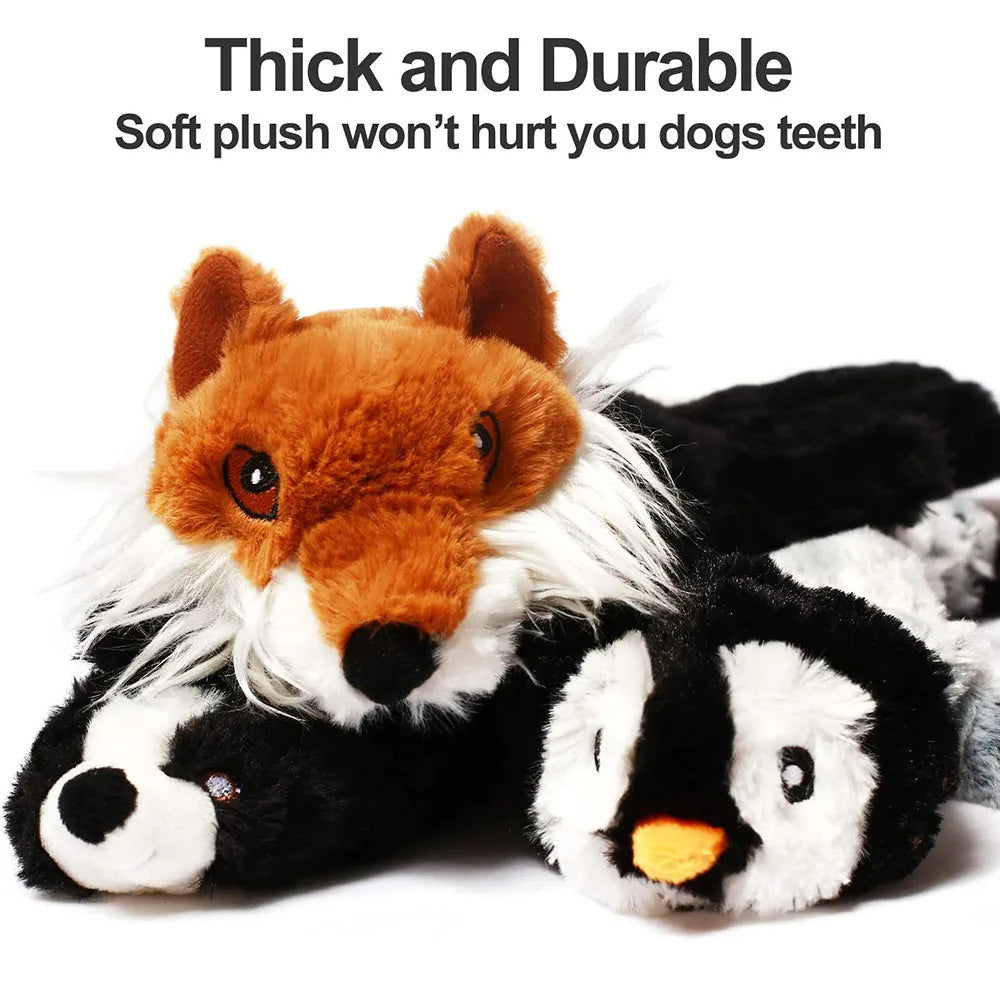 Peluche Sans Bourre Anti-Dégâts — Animaux Rigolos